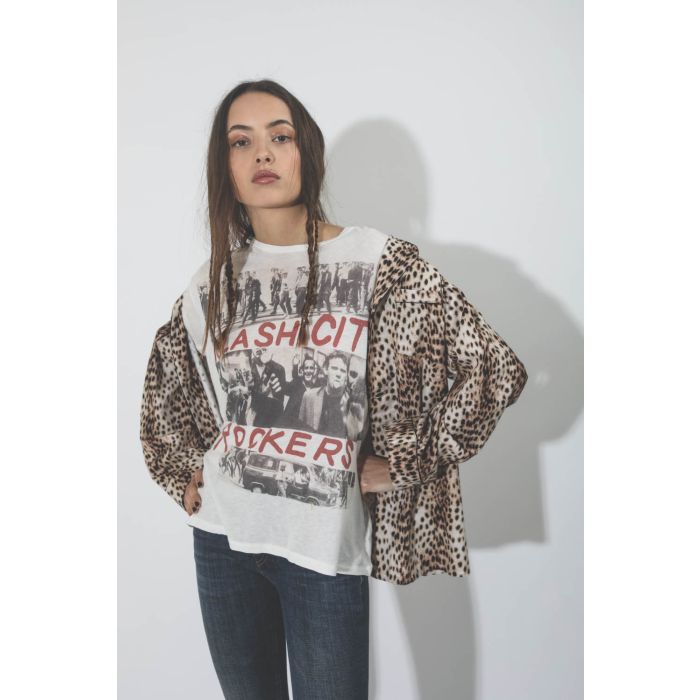 Tee-shirt rock imprimé Clash city rockers r13