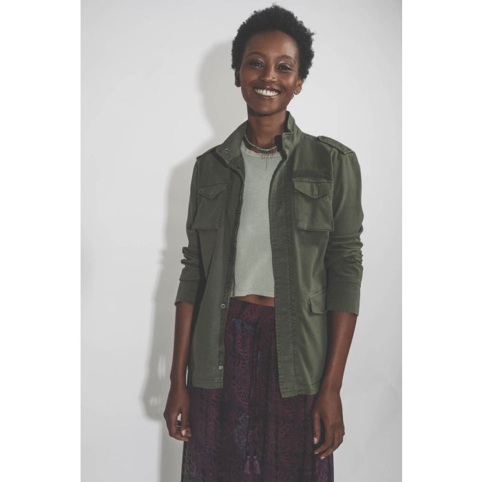 Veste Army Jacket Anine Bing. Porté gros plan. Face. 