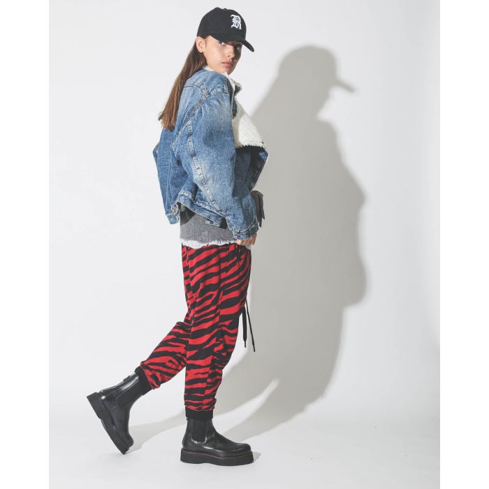Manteau Bib Trucker R13 Denim en denim bleu.  

