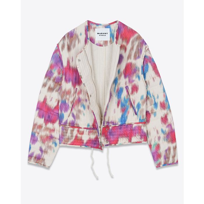Isabel Marant Veste Gelio Beige Framboise