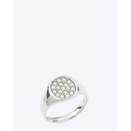 Tom Wood Mini Oval Pearl - Silver pour Femme