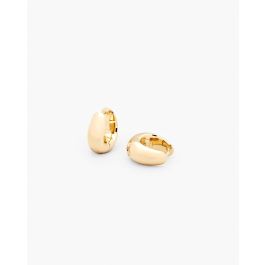 Ice hoops small gold Clearance