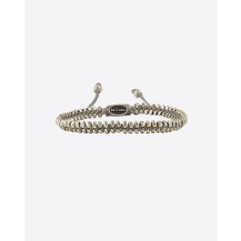 M.Cohen Bracelet 2 Rangs De Perles - Grey pour Femme