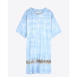 Raquel Allegra Pr-Collection T Shirt Dress - Blue Stripes pour Femme Raquel Allegra Pr-Collection T Shirt Dress - Blue Stripes pour Femme