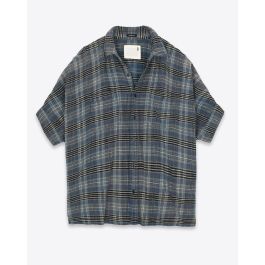 人気が高い  chemisse-plaid-oversized- トップス