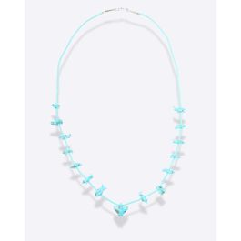 アクセサリー HARPO COLLIER 27/3MM ROUND SAUCER CO160 collier Harpo perles Heishi coquillage et turquoise