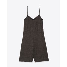 R13 Lace Trimmed Romper in Prince of Wales Wool – La Grande Boutique