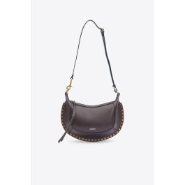 ISABEL MARANT OSKAN MOON ショルダーバッグ ブラウン ISABEL MARANT Oskan Moon studded leather shoulder bag | NET-A-PORTER