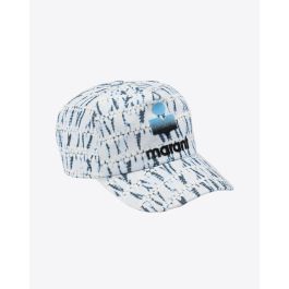Isabel Marant Accessoires Casquette Tyron Tie Cotton Blue