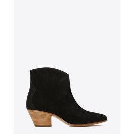 Isabel Marant Chaussures Boots DACKEN Velvet Black pour Femme