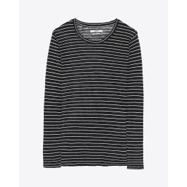 Isabel Marant Etoile Tee Shirt KAARON - Black / Ecru pour Femme Isabel Marant Etoile Tee Shirt KAARON - Black / Ecru pour Femme