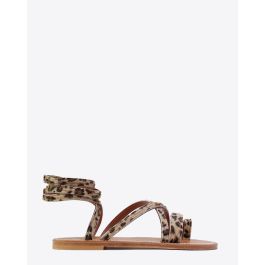K jacques leopard sandals outlet