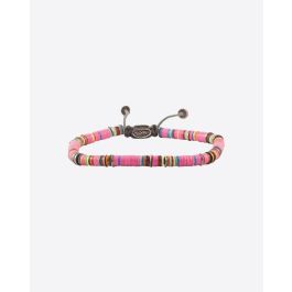 M.Cohen Bracelet Africain Disques Vinyl Rose pour Femme
