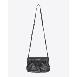 Isabel Marant Sac Pochette Luz Small Black Gold