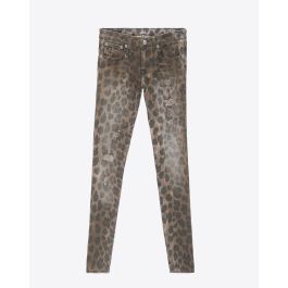 R13 Denim Permanent Kate Skinny Leopard pour Femme