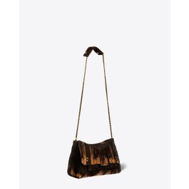 J r me Dreyfuss Sac Lulu L Split Suede Tie Dye Corail