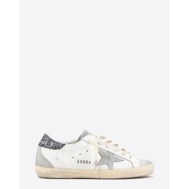 Golden Goose Femme Sneakers Superstar Blanc Gris Paillettes 11166
