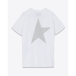 Golden Goose WS Regular Star T-Shirt White & Silver