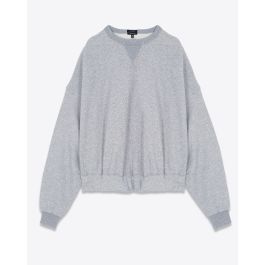 R13 Sweatshirt Jumbo Cropped – Heather Grey