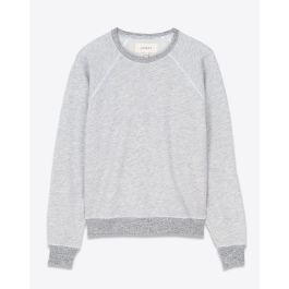 The Great Sweatshirt Shrunken Gris Clair
