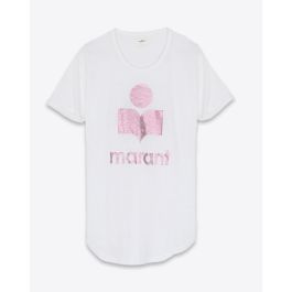 Isabel Marant Etoile Tee Shirt Koldi – Pink White 