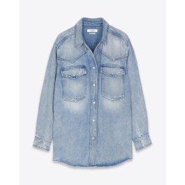 ISABEL MARANT デニムシャツ　ブルー　36 新品タグ付　plan c Isabel Marant Etoile Chemise Taniami - Light Blue
