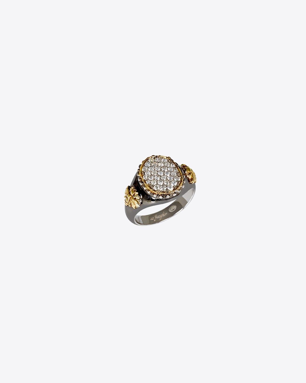 De Jaegher Ring Bee in Love - Or Jaune - Argent & Diamants Blancs  