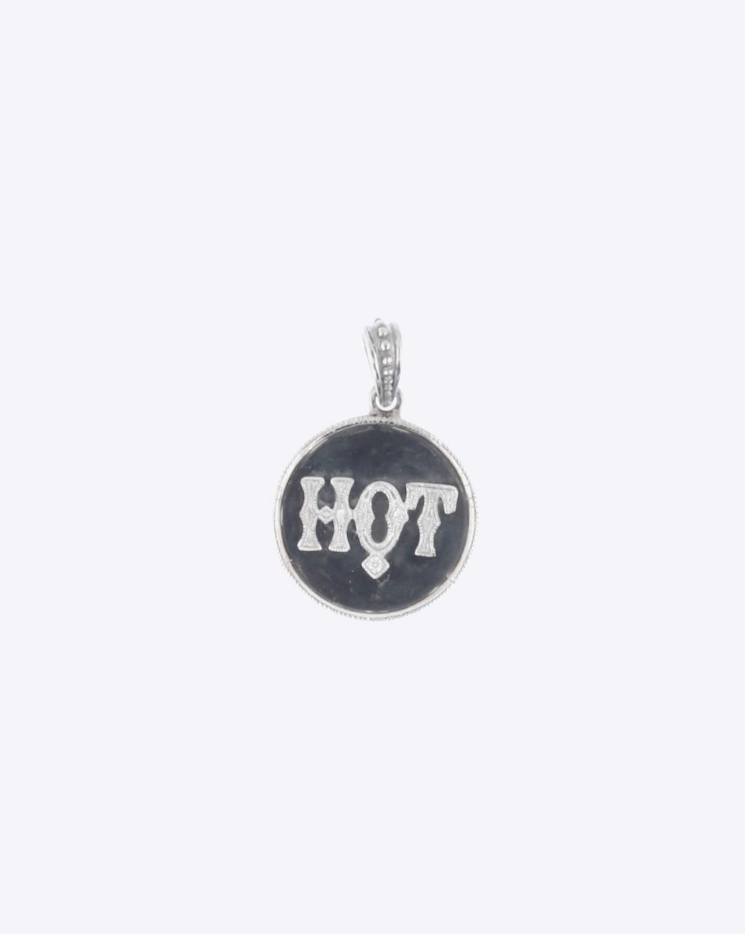 Produit De Jaegher Pendentif Hot Or Blanc Argent & Diamants Blancs  