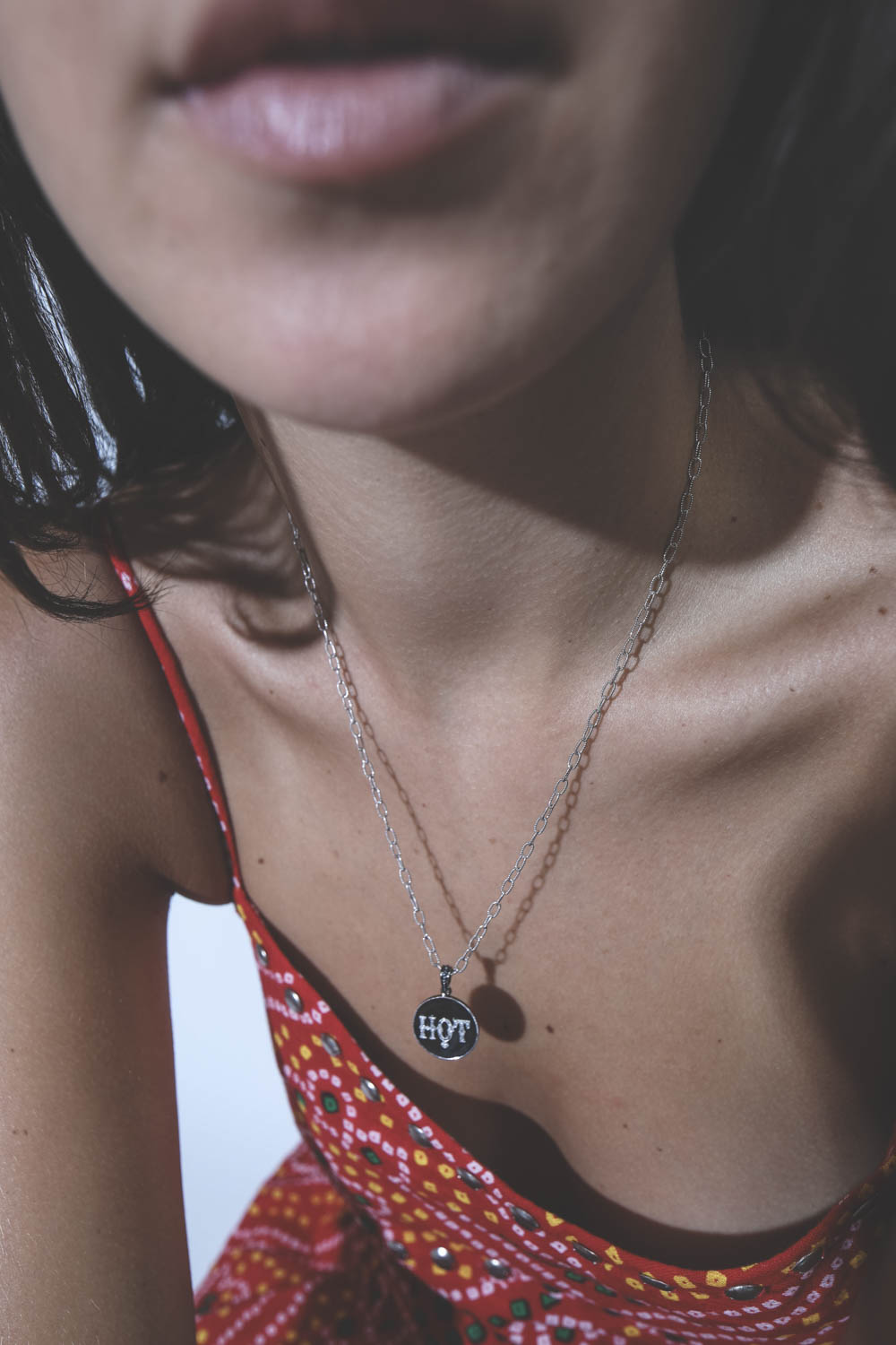 Produit De Jaegher Pendentif Hot Or Blanc Argent & Diamants Blancs  