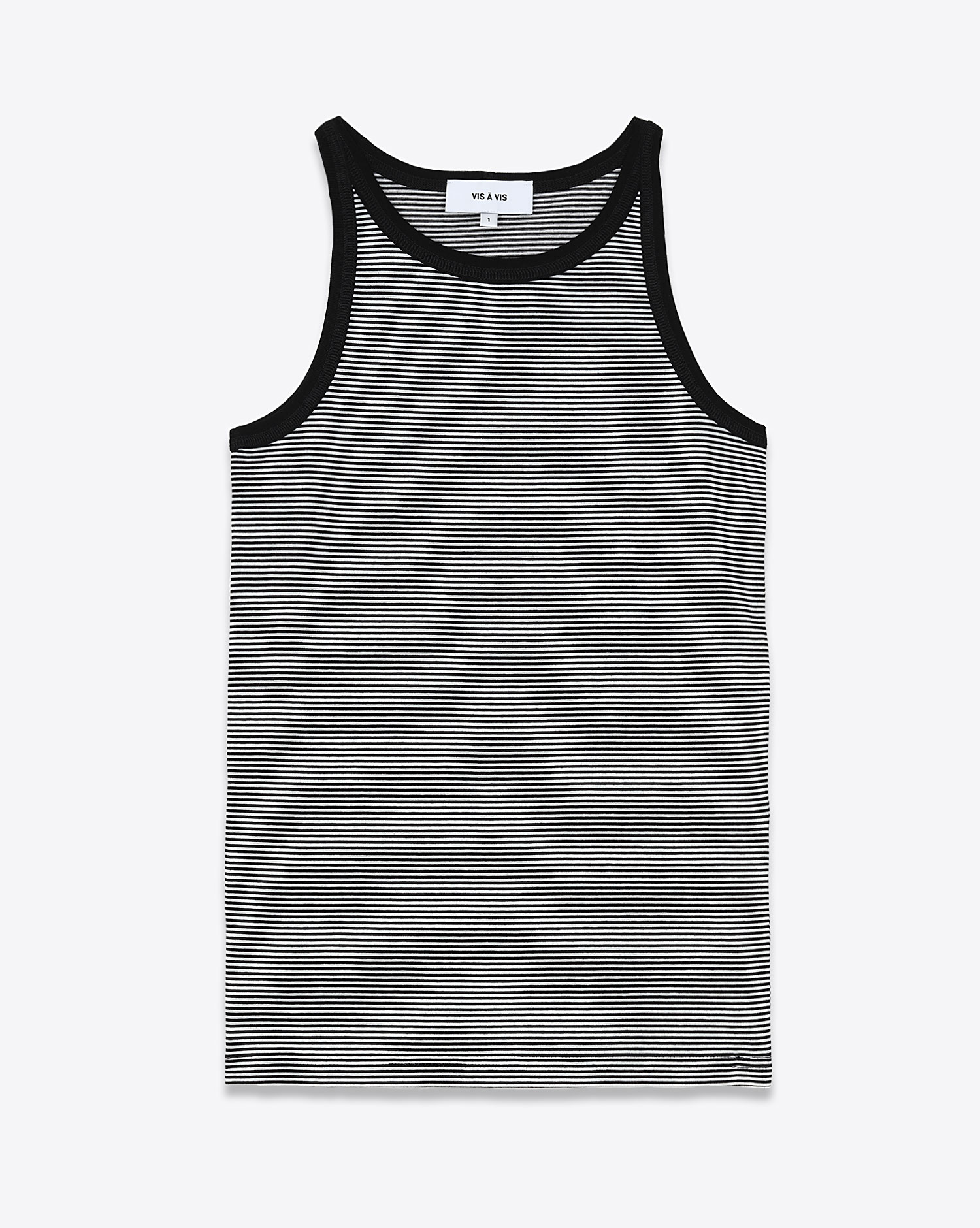 Produit Vis à Vis Débardeur Stripes Blanc et Noir