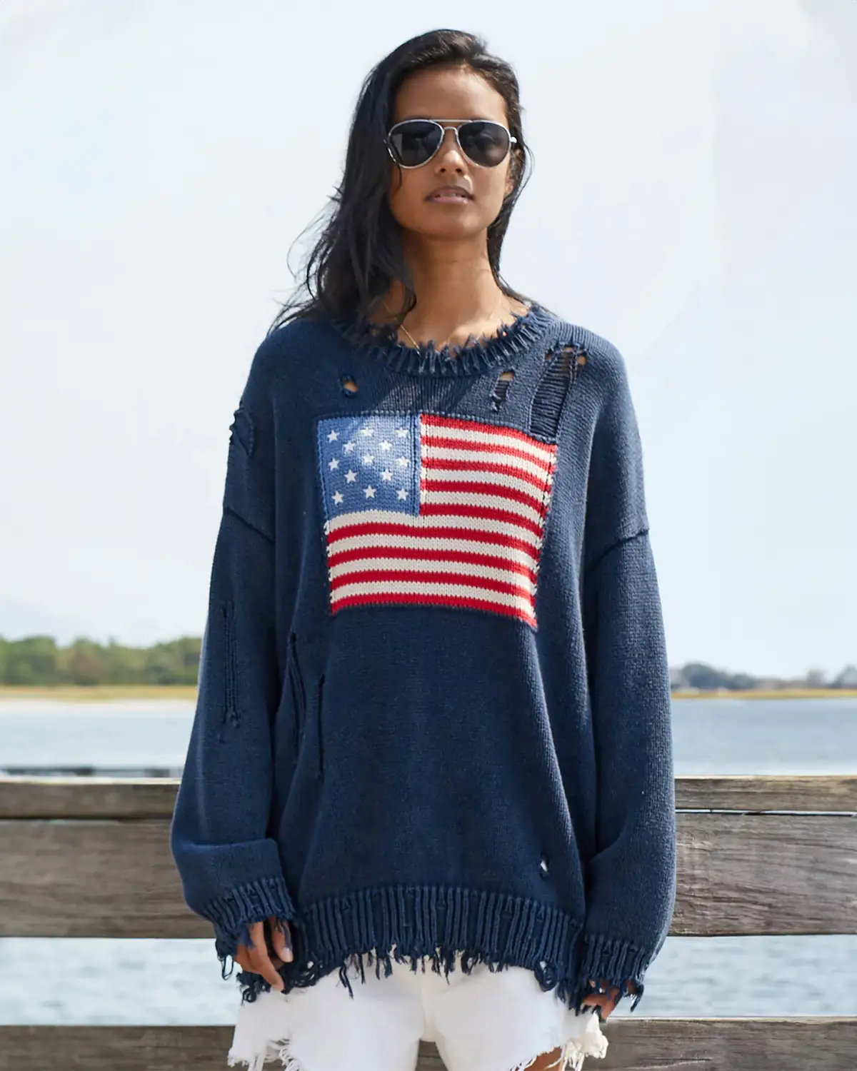 Image du produit Denimist Sweater Flag – Navy - 4