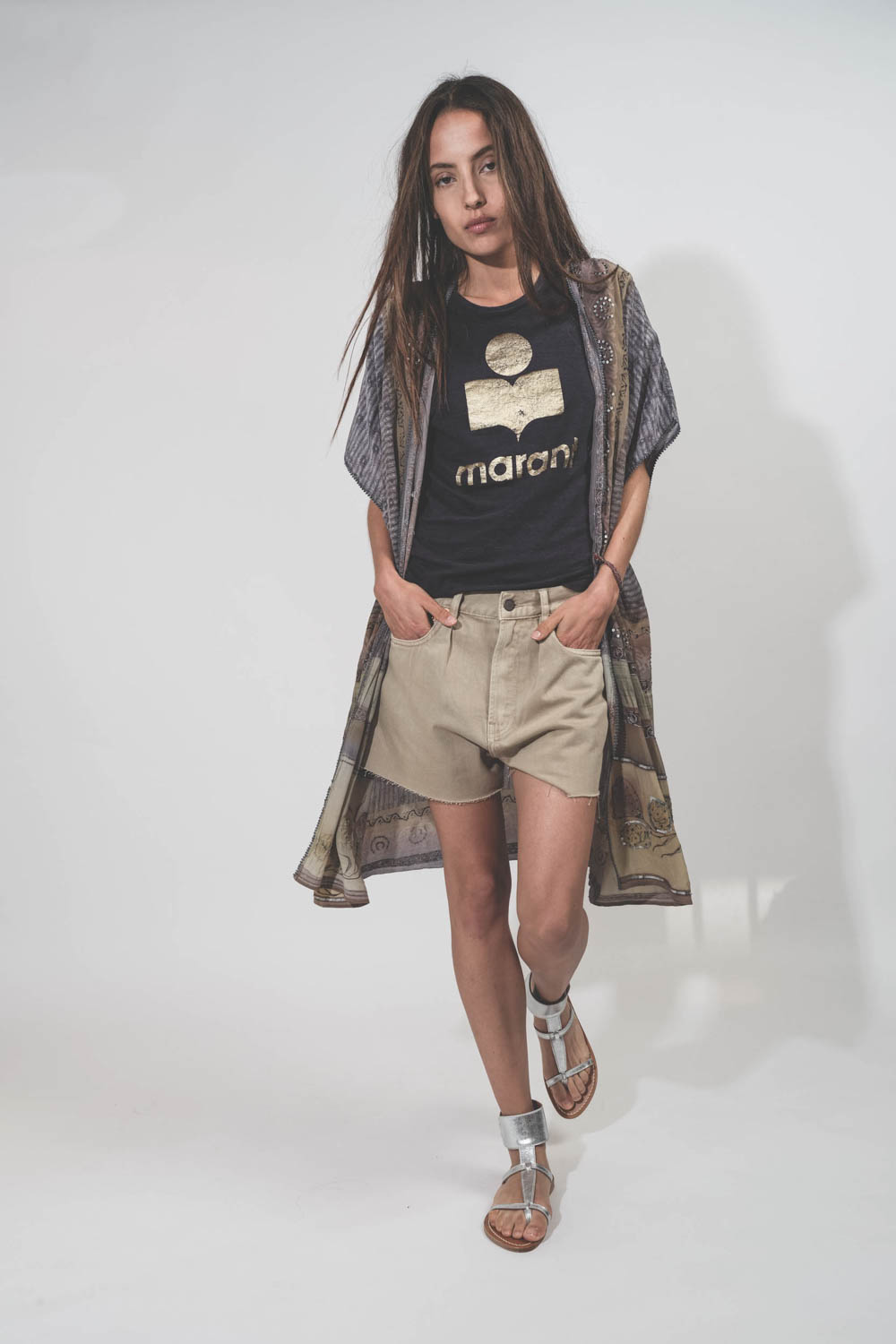 Image du produit Denimist Short Brooke – Vintage Kaki - 4