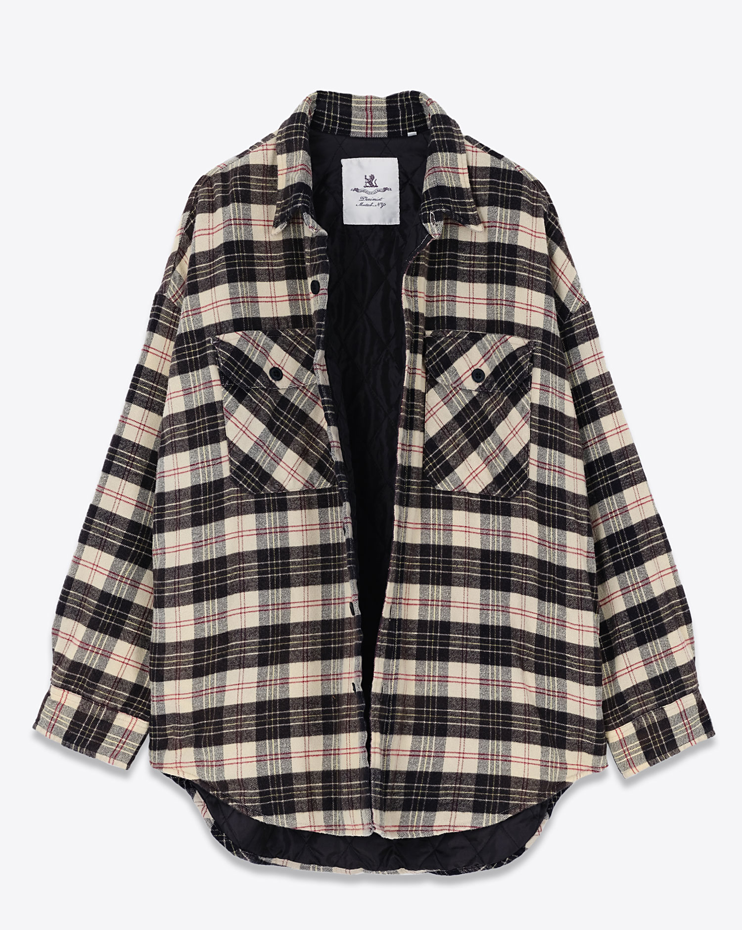 Denimist Surchemise Cpo – Beige Noir Plaid