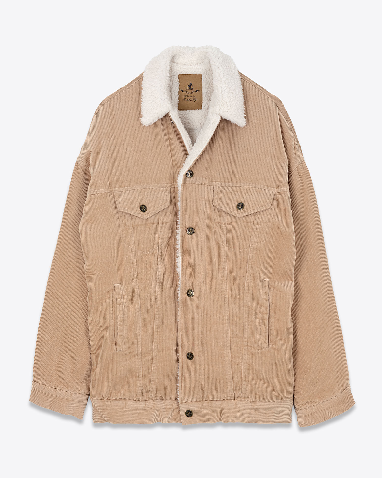 Veste Denimist  Trucker Serena Velours Côtelé Beige