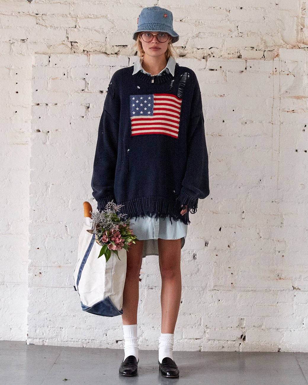 Image du produit Denimist  Pull Flag – Marine - 2