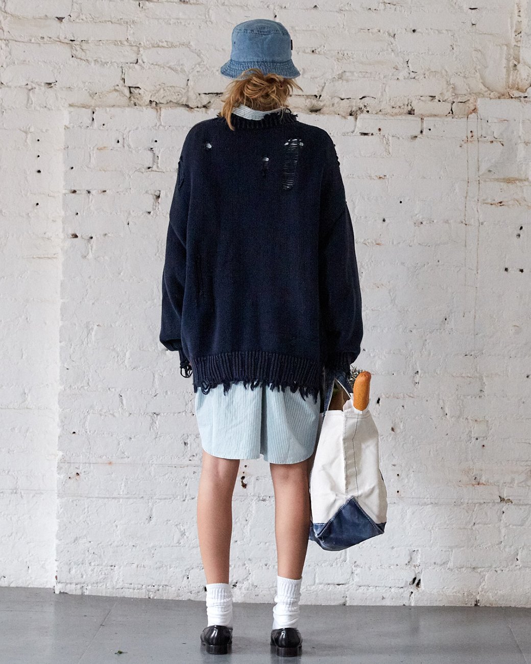 Image du produit Denimist Flag Sweater - Navy   - 3