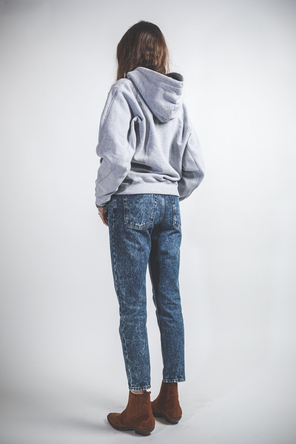 Image du produit Denimist Yale Hoodie - Heather Grey   - 5