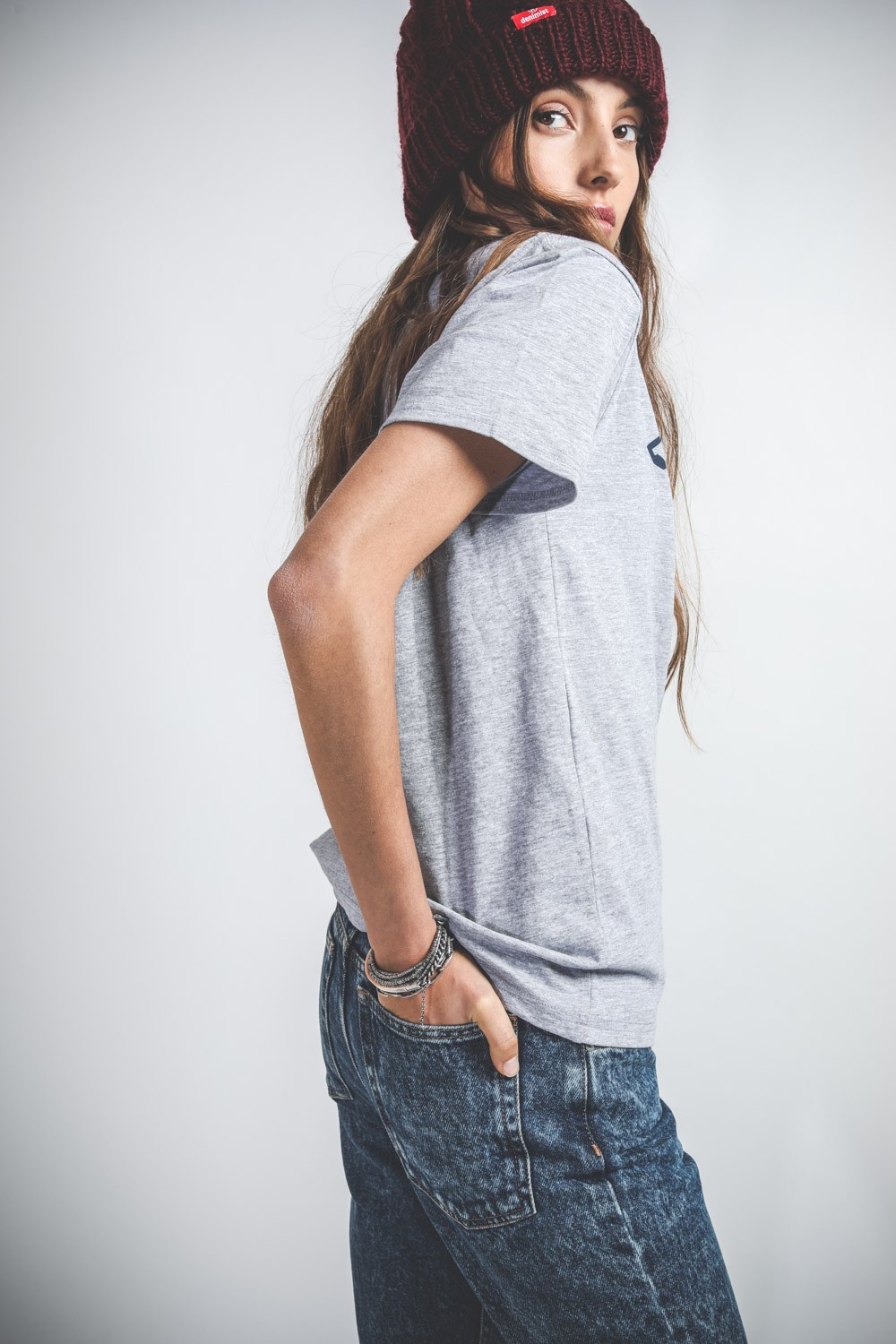 Image du produit Denimist Yale Tee - Heather Grey   - 5