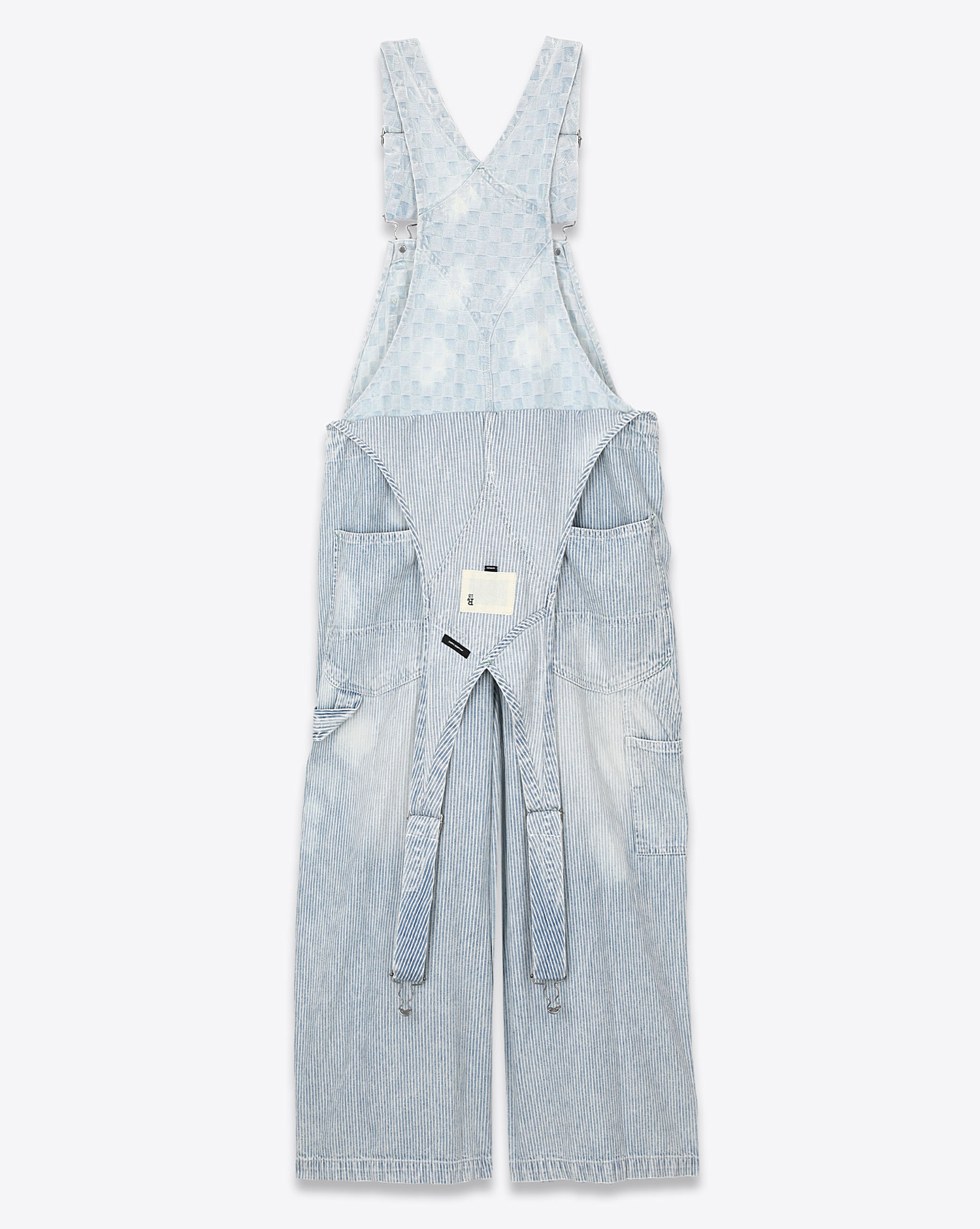 Salopette Double Bib Cropped R13 Denim  