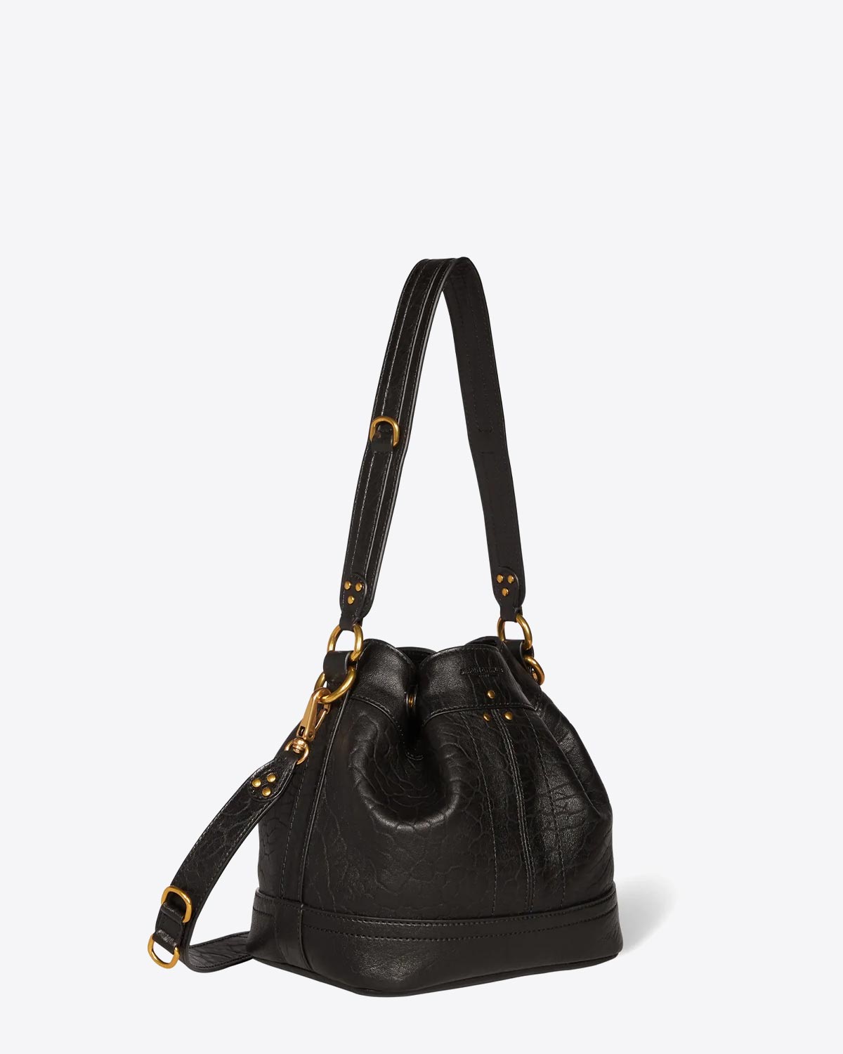 Sac  Ben S Lambskin Noir Jérôme Dreyfuss