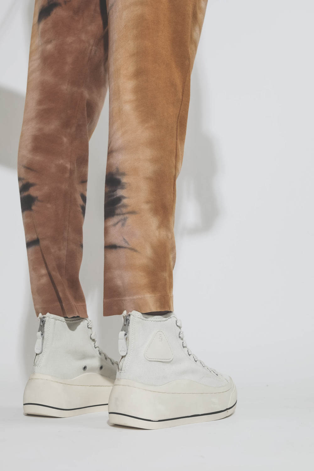 Pantalon en jersey tie and dye Easy pant Bengal tiger Raquel Allegra