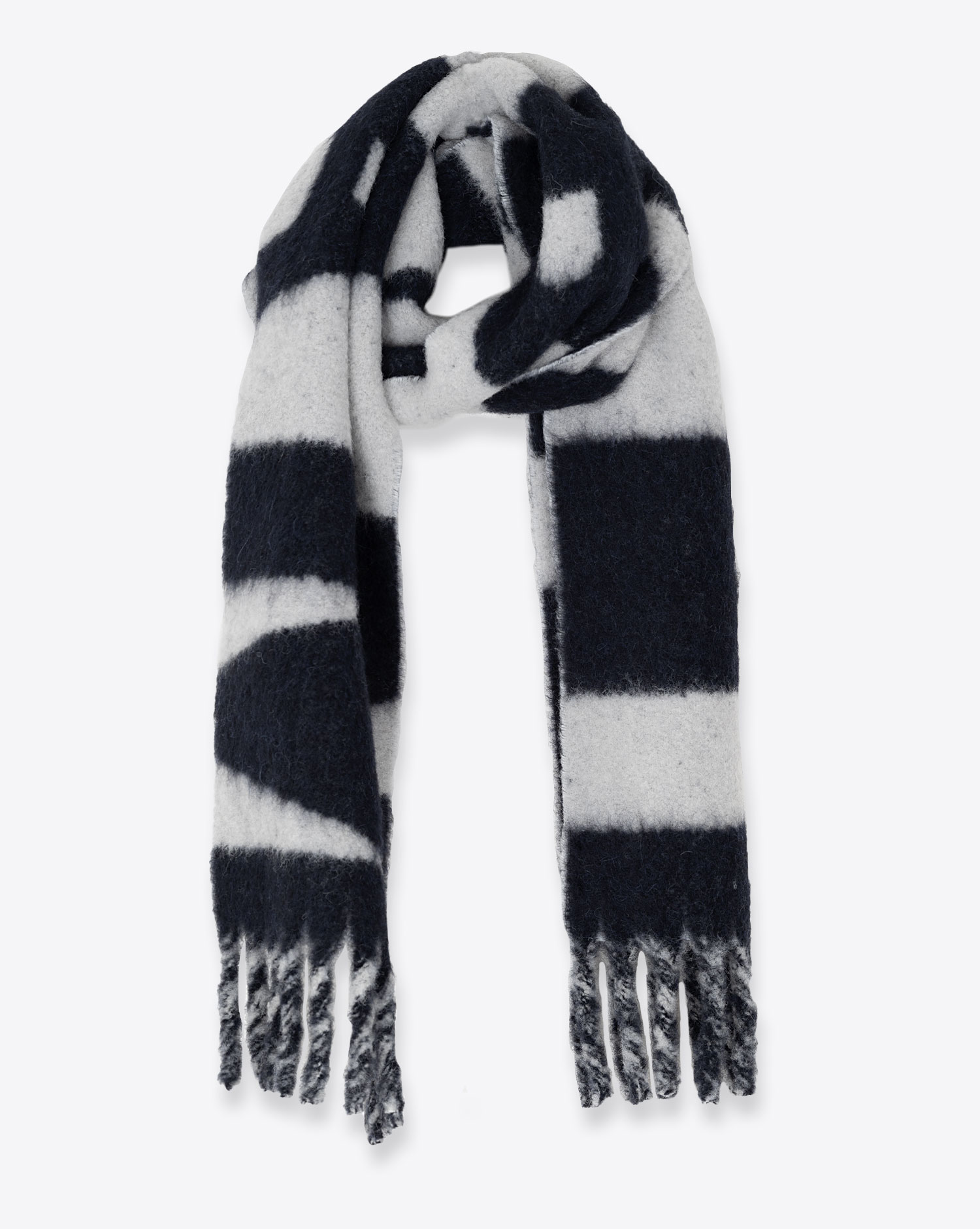 Echarpe avec logo Loliana Isabel Marant Bleu nuit 