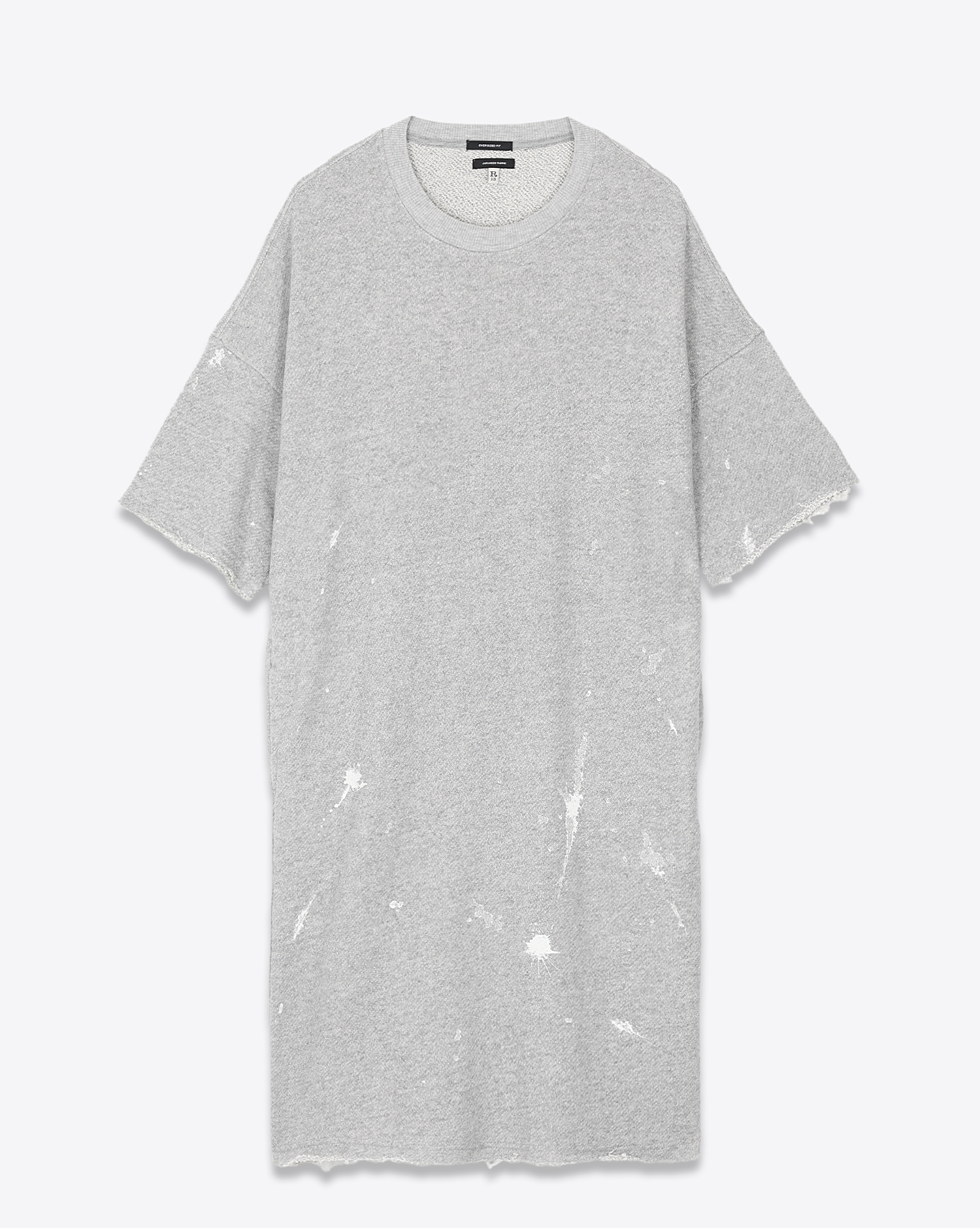 R13 Denim Robe Tee-shirt Elongated grise