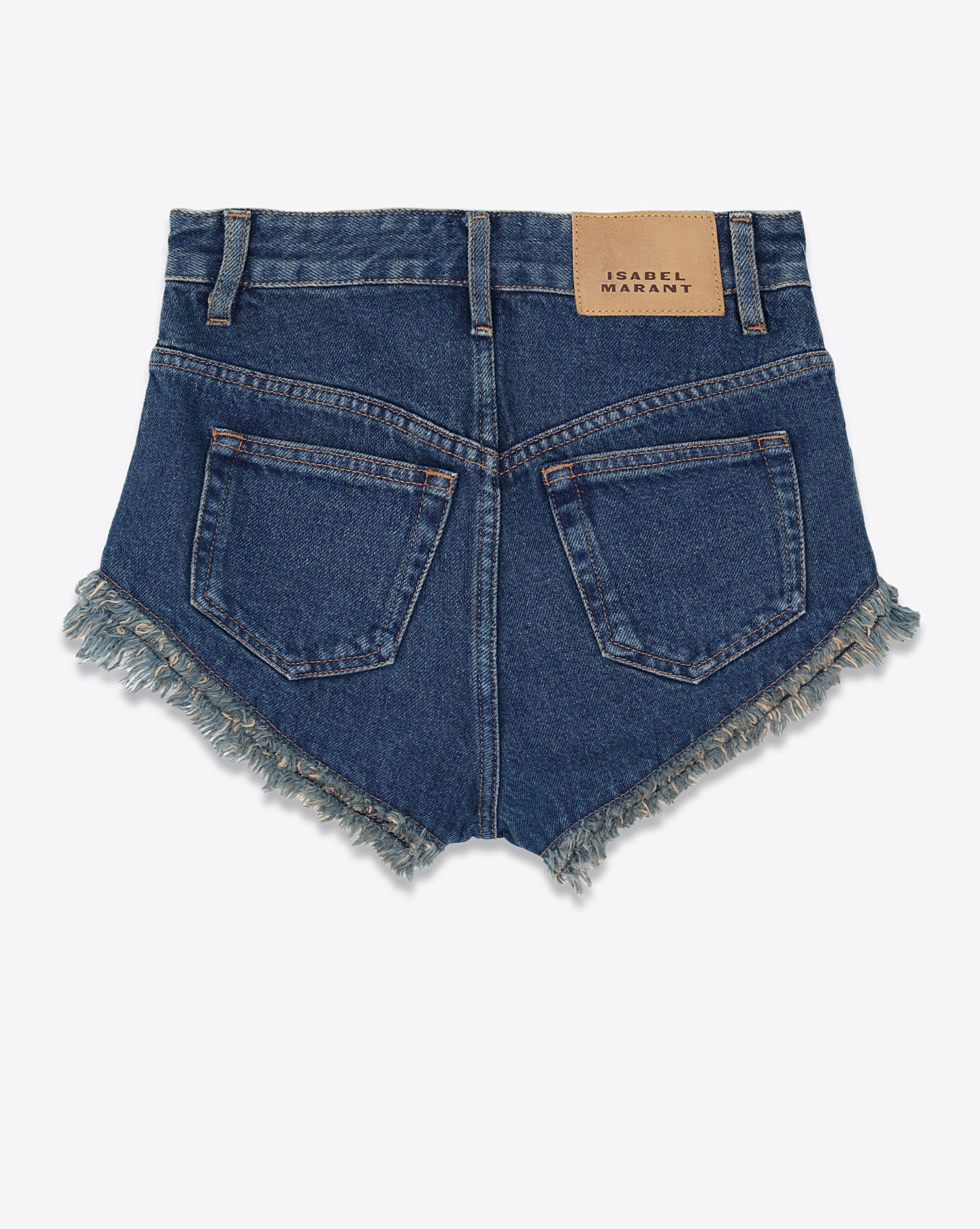 Isabel Marant Etoile Short Eneidao Bleu Délavé