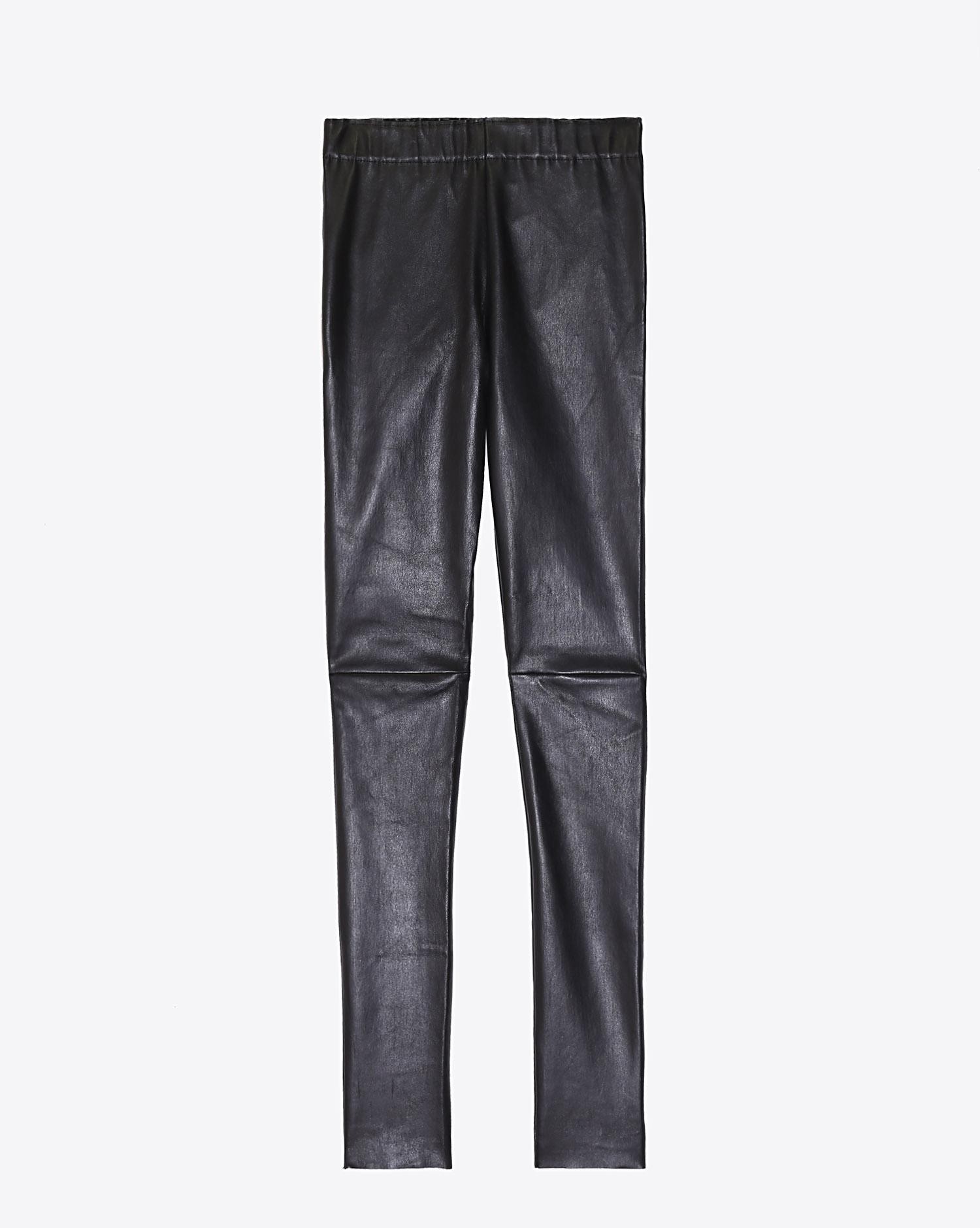 Eponym Creation Leggings Cuir Noir  