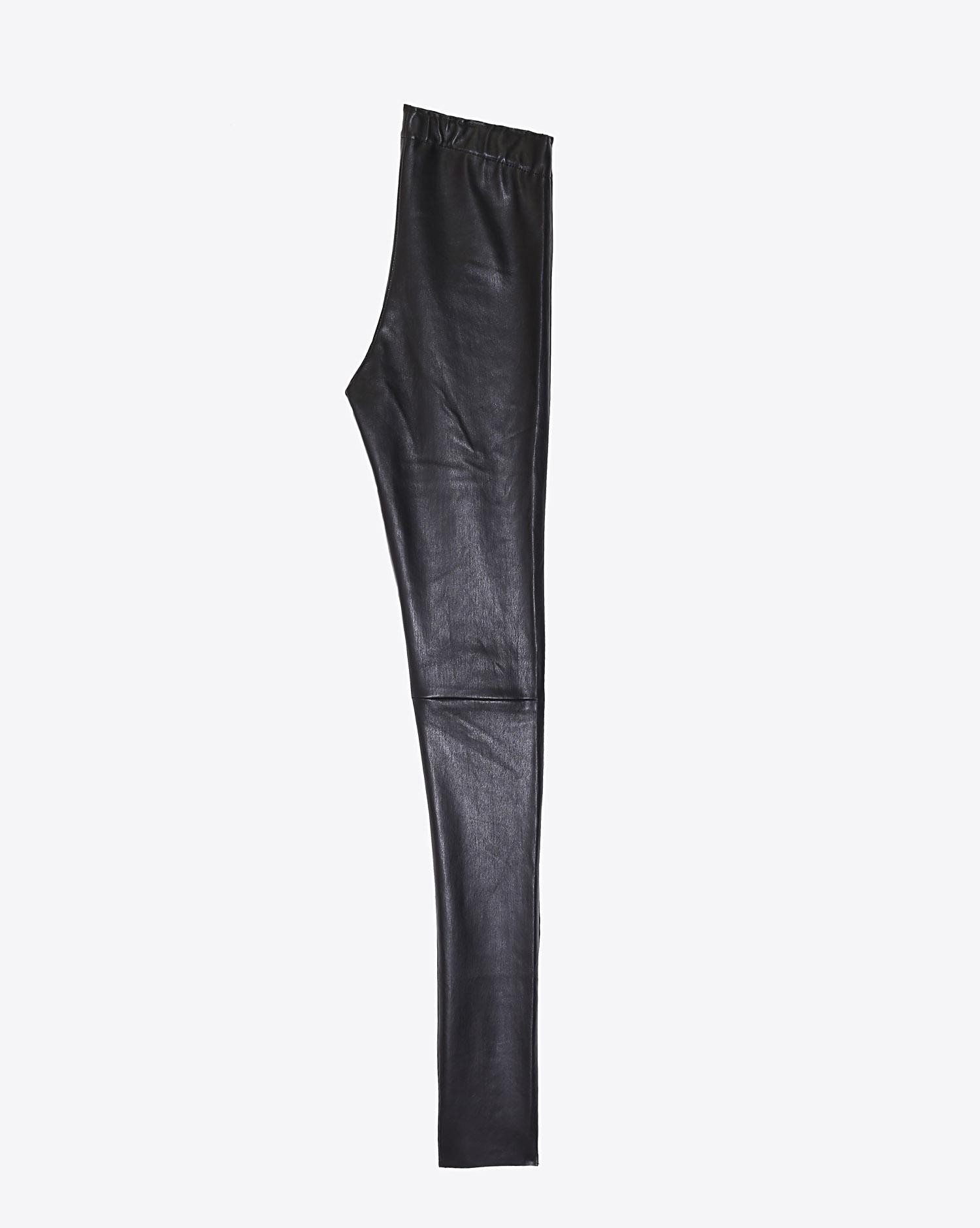 Eponym Creation Leggings Cuir Noir  