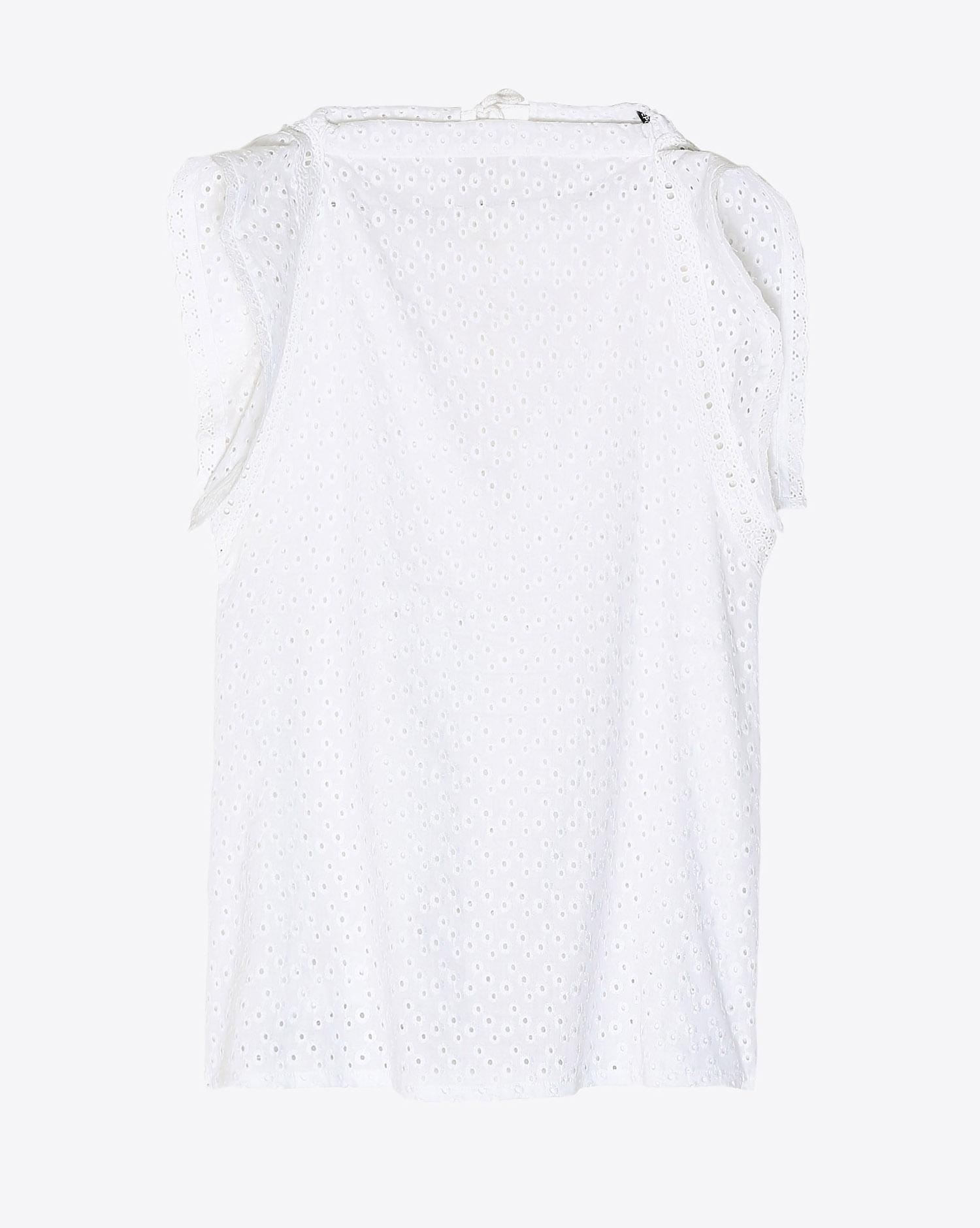 Eponym Creation Top Nola Blanc Coton   