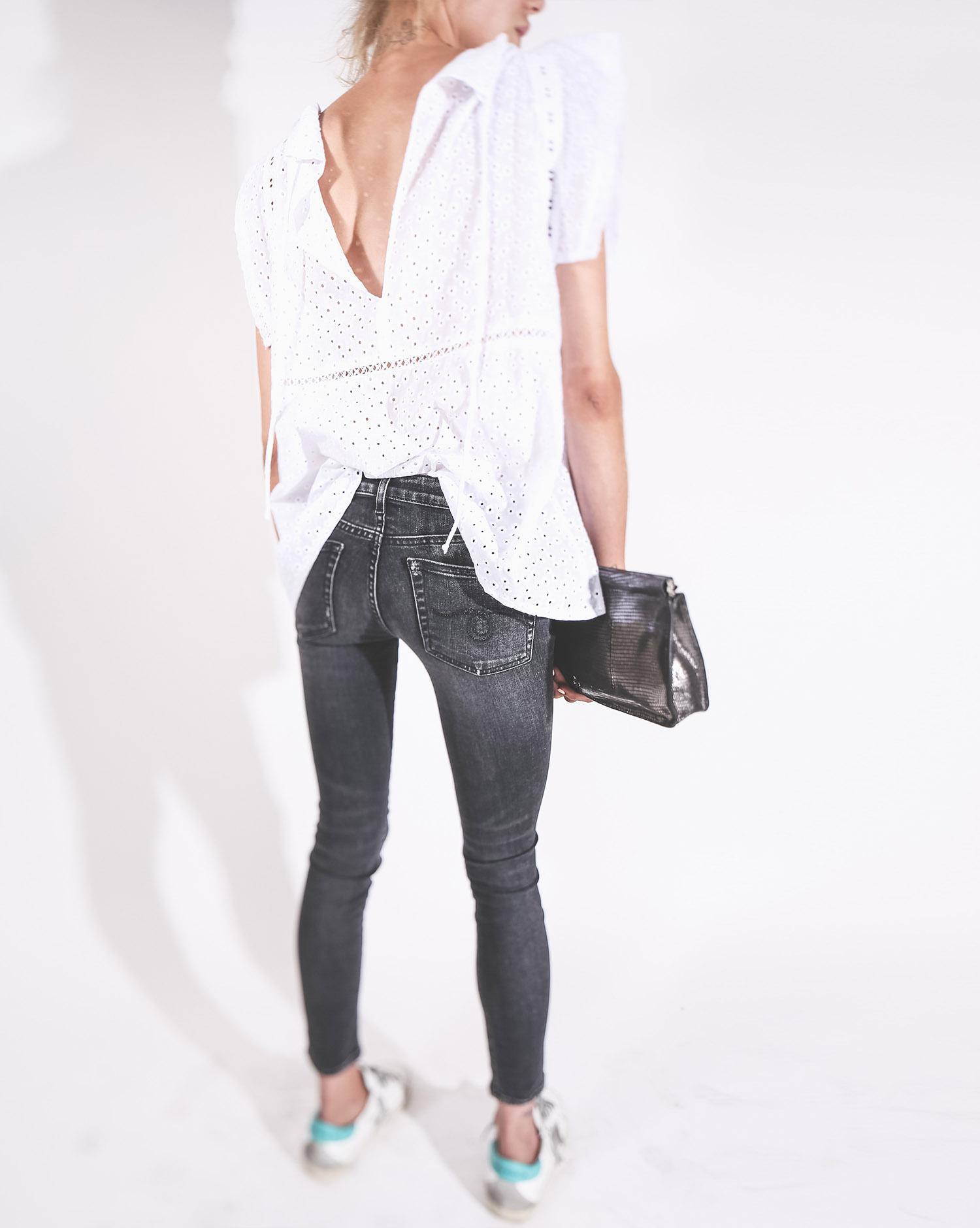 Eponym Creation Top Nola Blanc Coton   