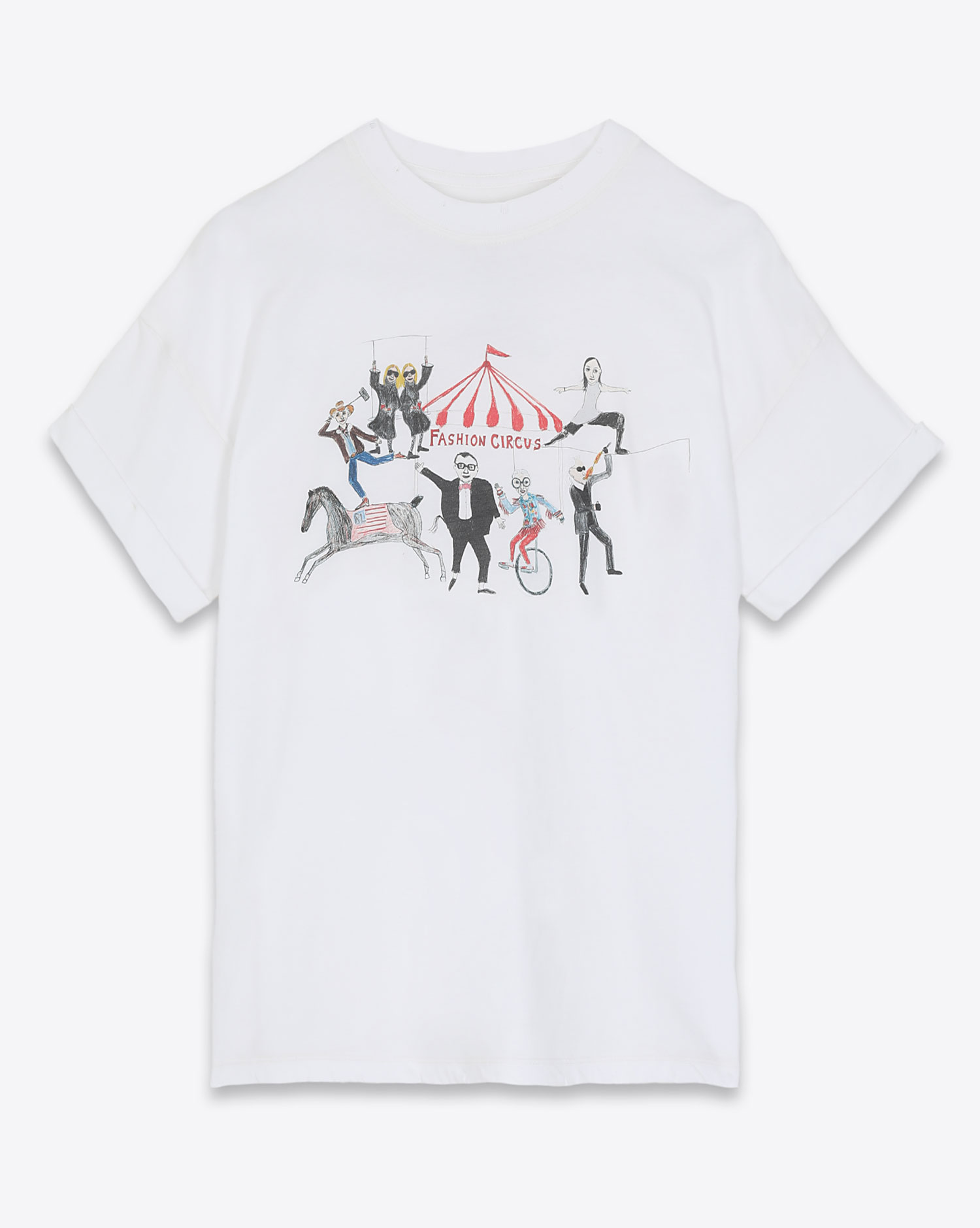 Tee-shirt Unfortunate Portrait Fashion Circus