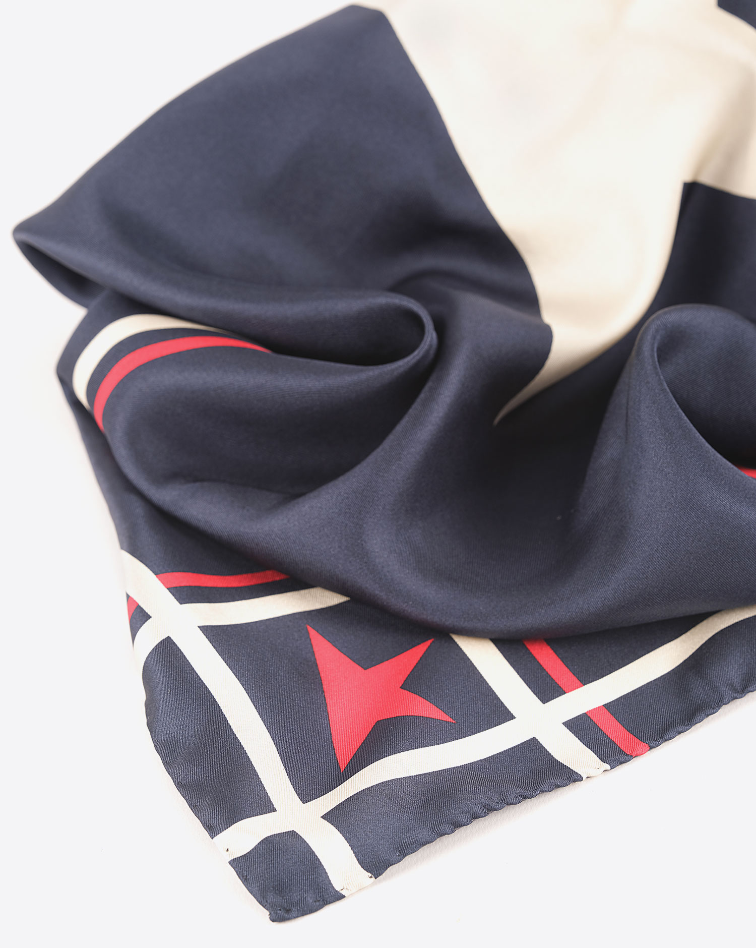 Golden Goose Accessoires Foulard Etoile Bleu Fonc&eacute; 50486